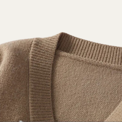 Classic Men's Knit Button Sweater