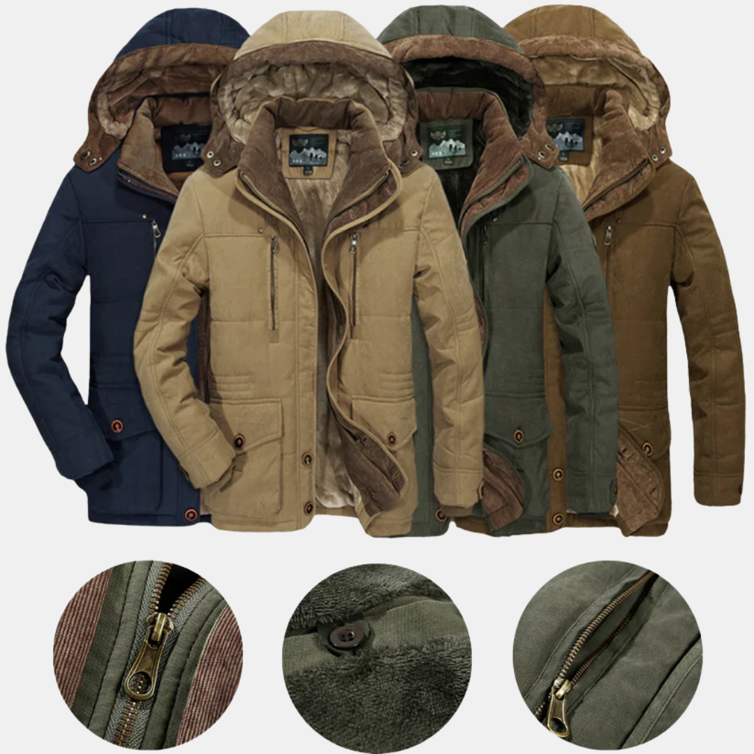 Warm Fleece Lined Winter Coat