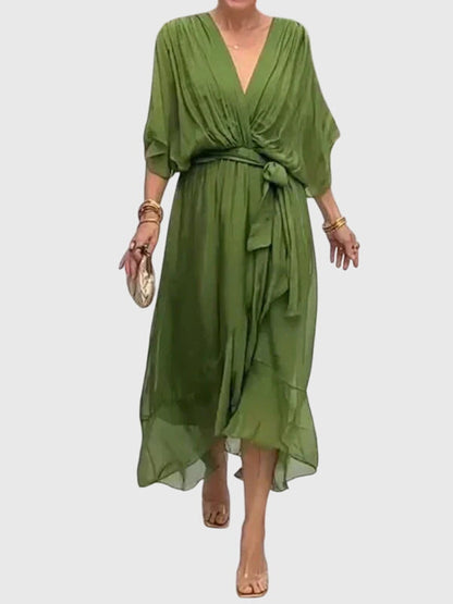 Elegant Night Out Dress in Comfortable Fabric - Nocini