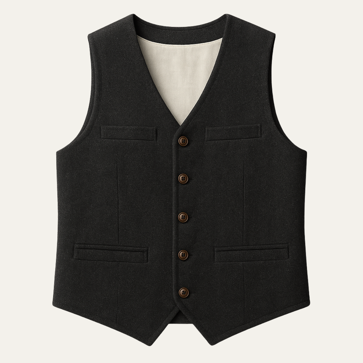 Classic Mens Button Front Waistcoat - Nocini