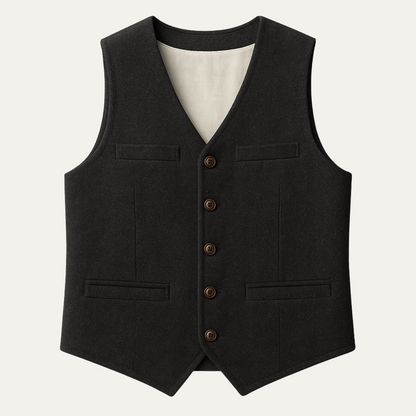 Classic Mens Button Front Waistcoat - Nocini
