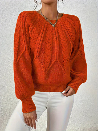 Soft Crew Neck Knitted Sweater