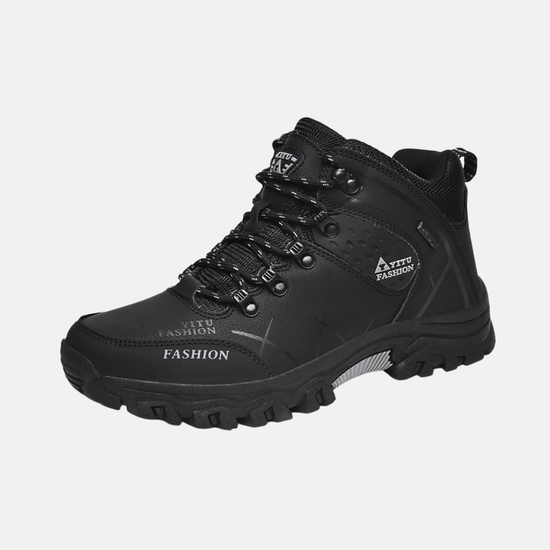 Waterproof High Top Boots with Grip and Cushioning