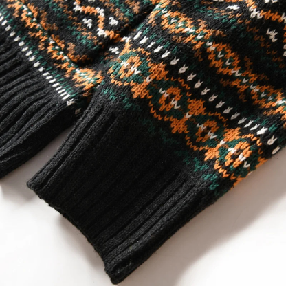 Classic Mens Vintage Style Knit Cardigan Sweater