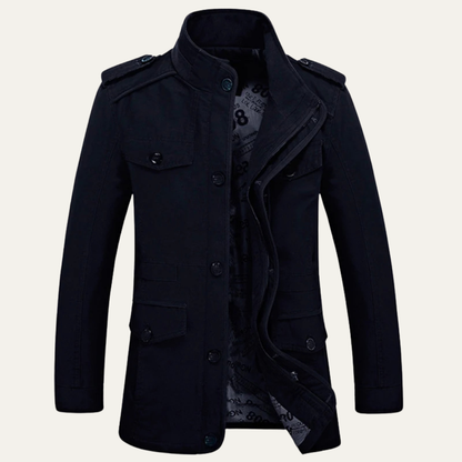 Classic Men's Waterproof Trench Coat Jacket