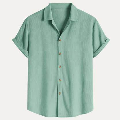 Classic Men's Relaxed Fit Corduroy Button Shirt