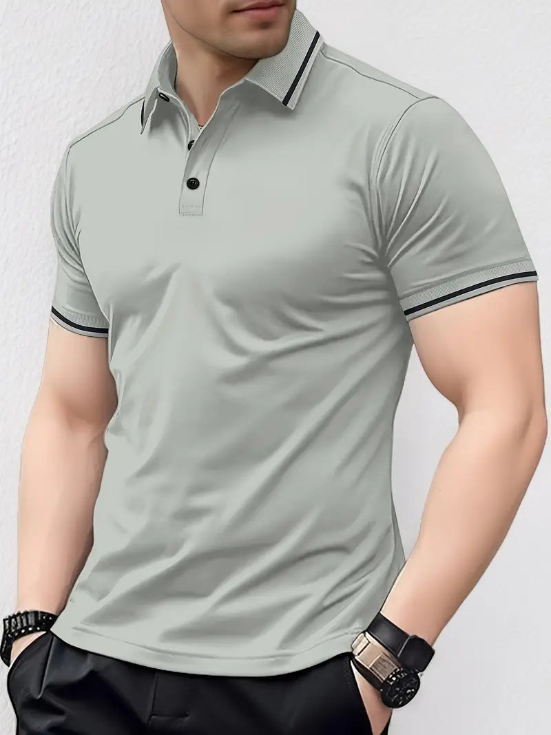 Comfortable Mens Short Sleeve Polo Shirt - Nocini