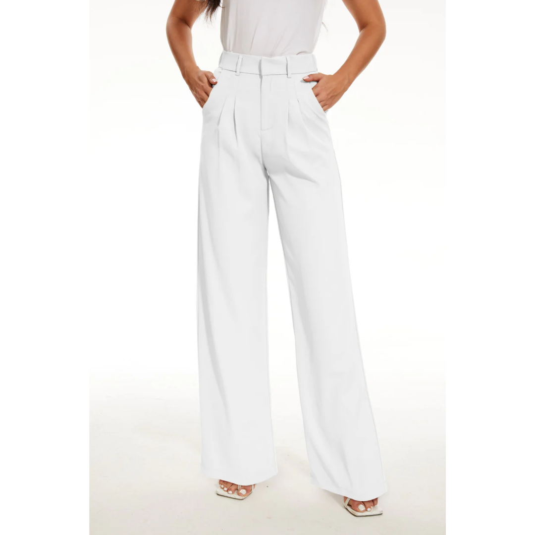 Elegant Women's Loose Fit Wide Leg Pants