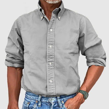 Traditional Fit Mens Long Sleeve Shirt