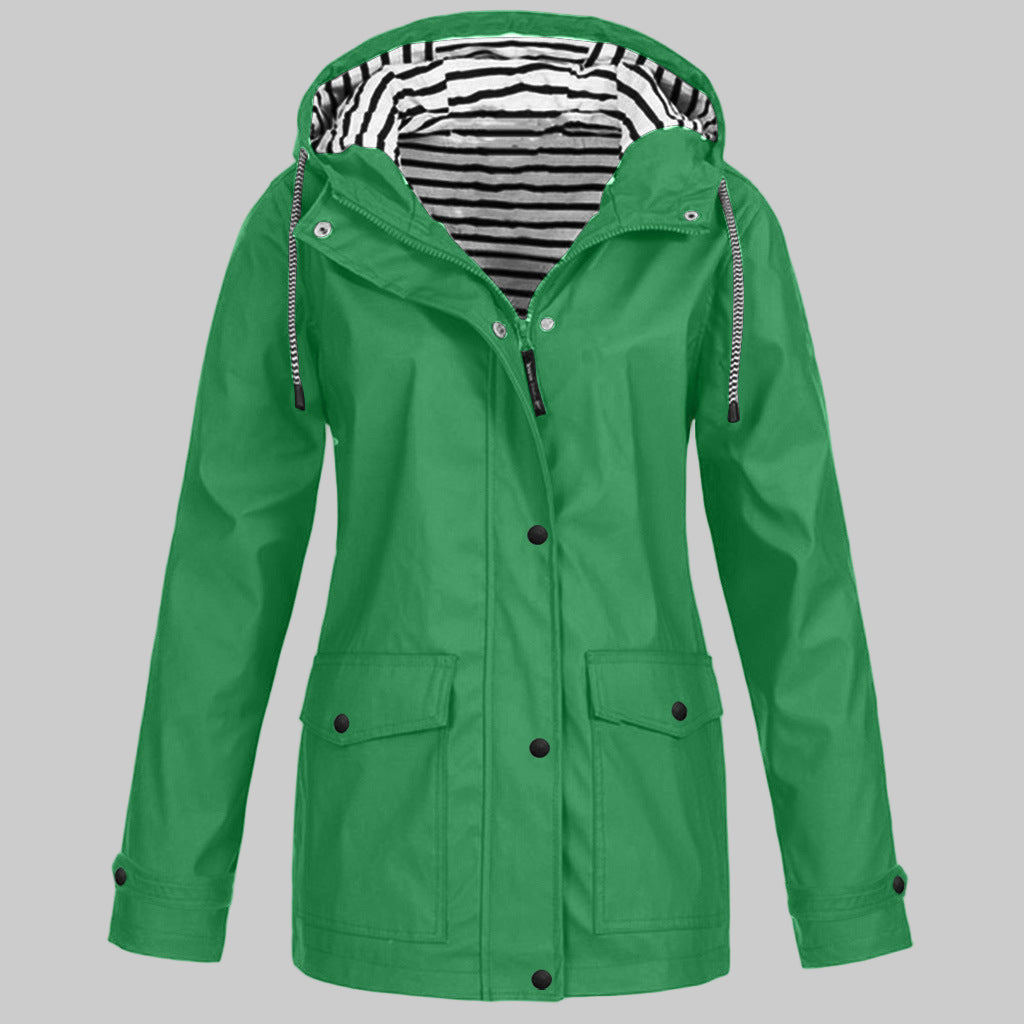 Rainproof and Breathable Ladies Coat