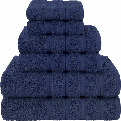 Plush 6-Piece Bathroom Towel Set – Super Absorbent