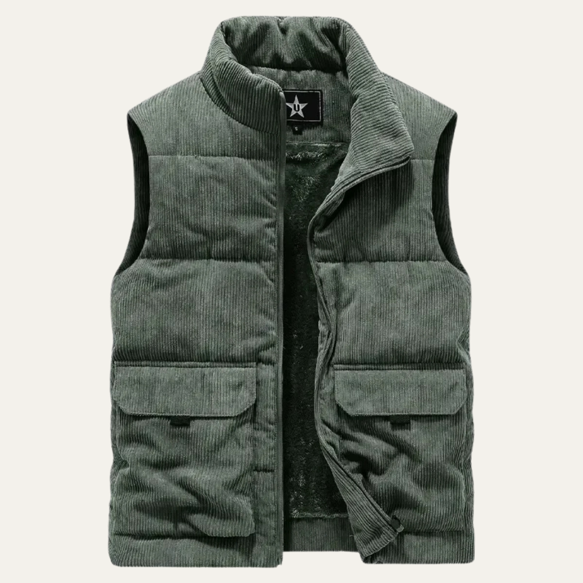 Thermal Insulated Men's Padded Vest Jacket
