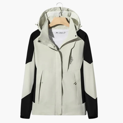 Waterproof Men's Snow Jacket with Hood and Zip