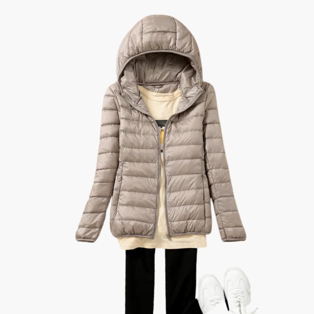 Warm Waterproof Parka for Women with Hood