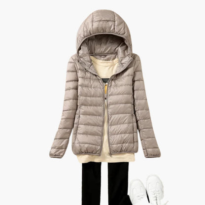 Warm Waterproof Parka for Women with Hood