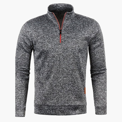 Men's Long Sleeve Half Zip Sweatshirt