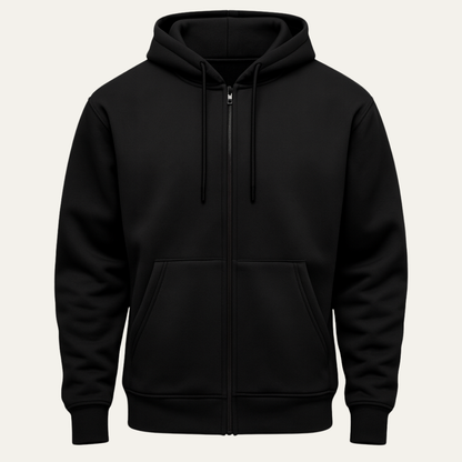 Cozy Men's Fleece Zip Up Hooded Jacket - Nocini