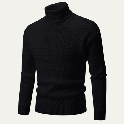 Cozy Mens Thick Cable Knit Sweater