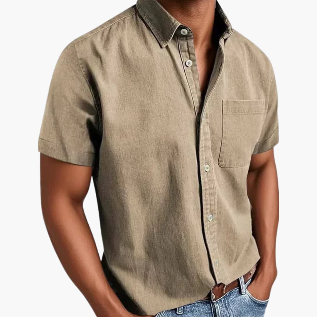 Casual Spring Summer Short Sleeve Shirt