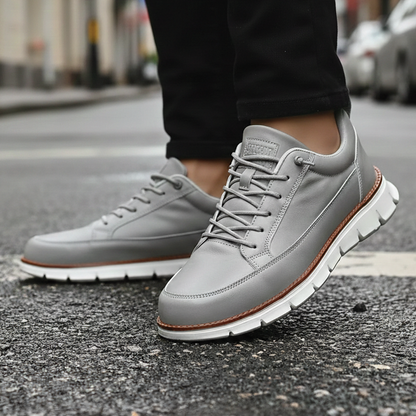 Cruelty Free Leather Lace Up Sneakers