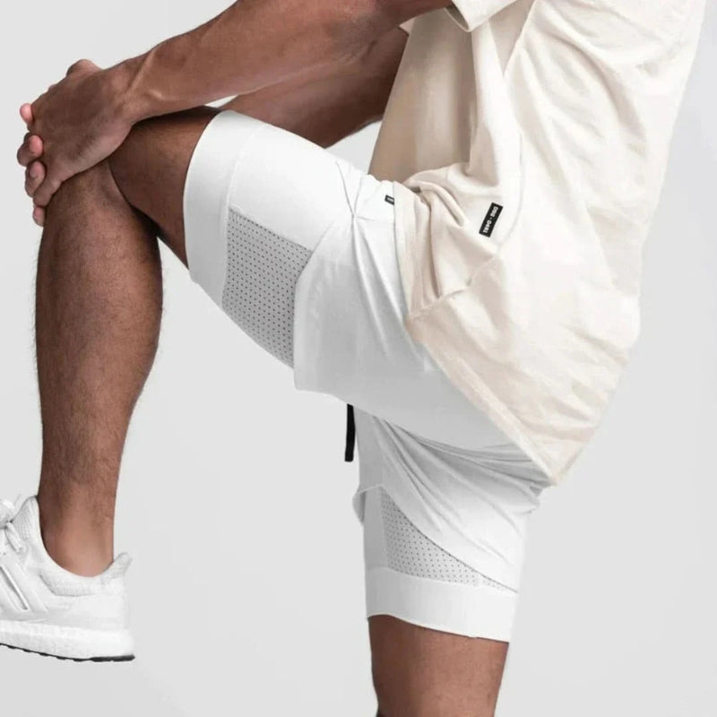 Men's Athletic Shorts with Liner for Running Training