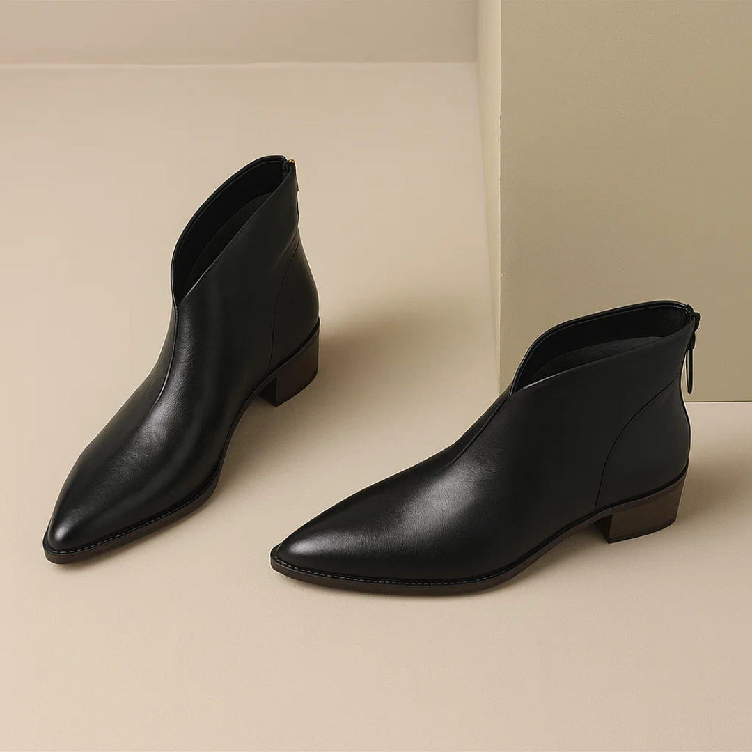 Elegant Women's Low Heel Boots