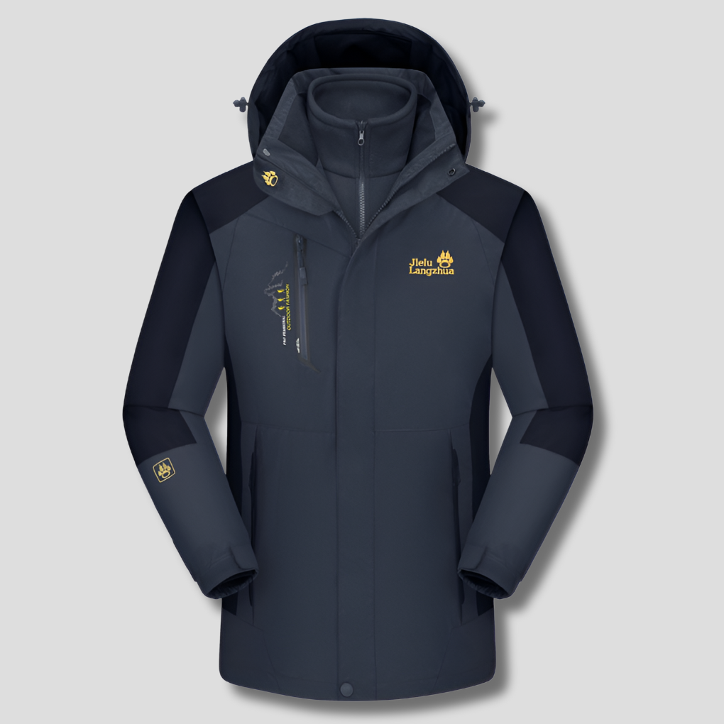 Waterproof 3-in-1 Snow Jacket Insulated Winter Coat