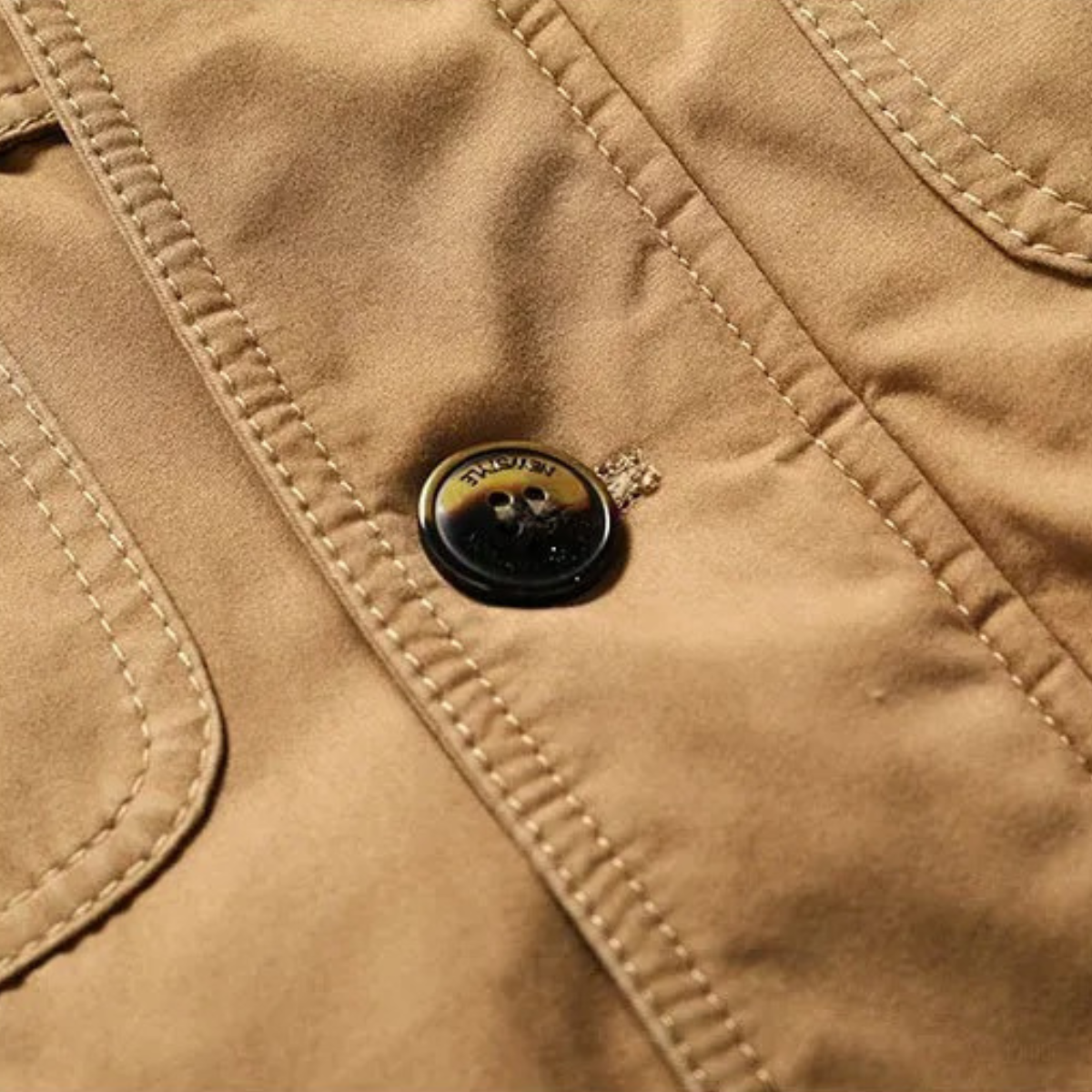 Warm Men's Fleece Lined Hooded Parka Coat
