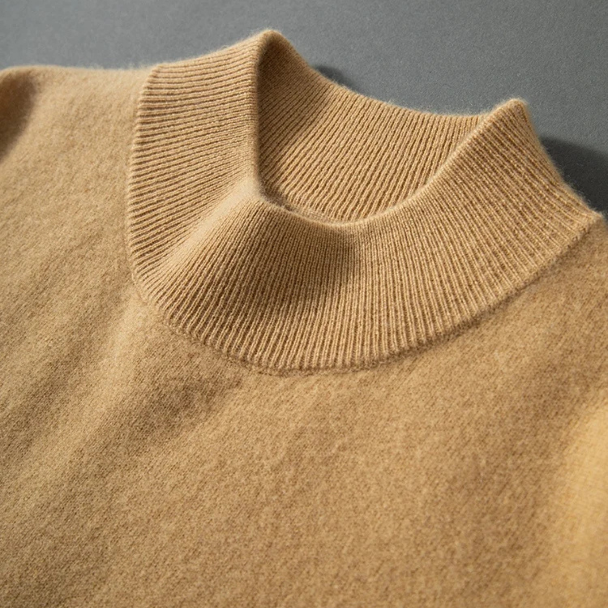 Premium Men's Soft Cashmere Crew Sweater