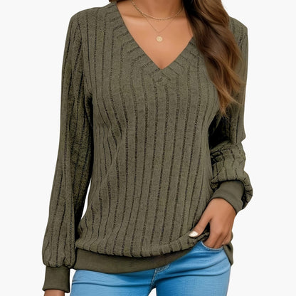 Ladies' Classic Crew Neck Long Sleeve Jumper