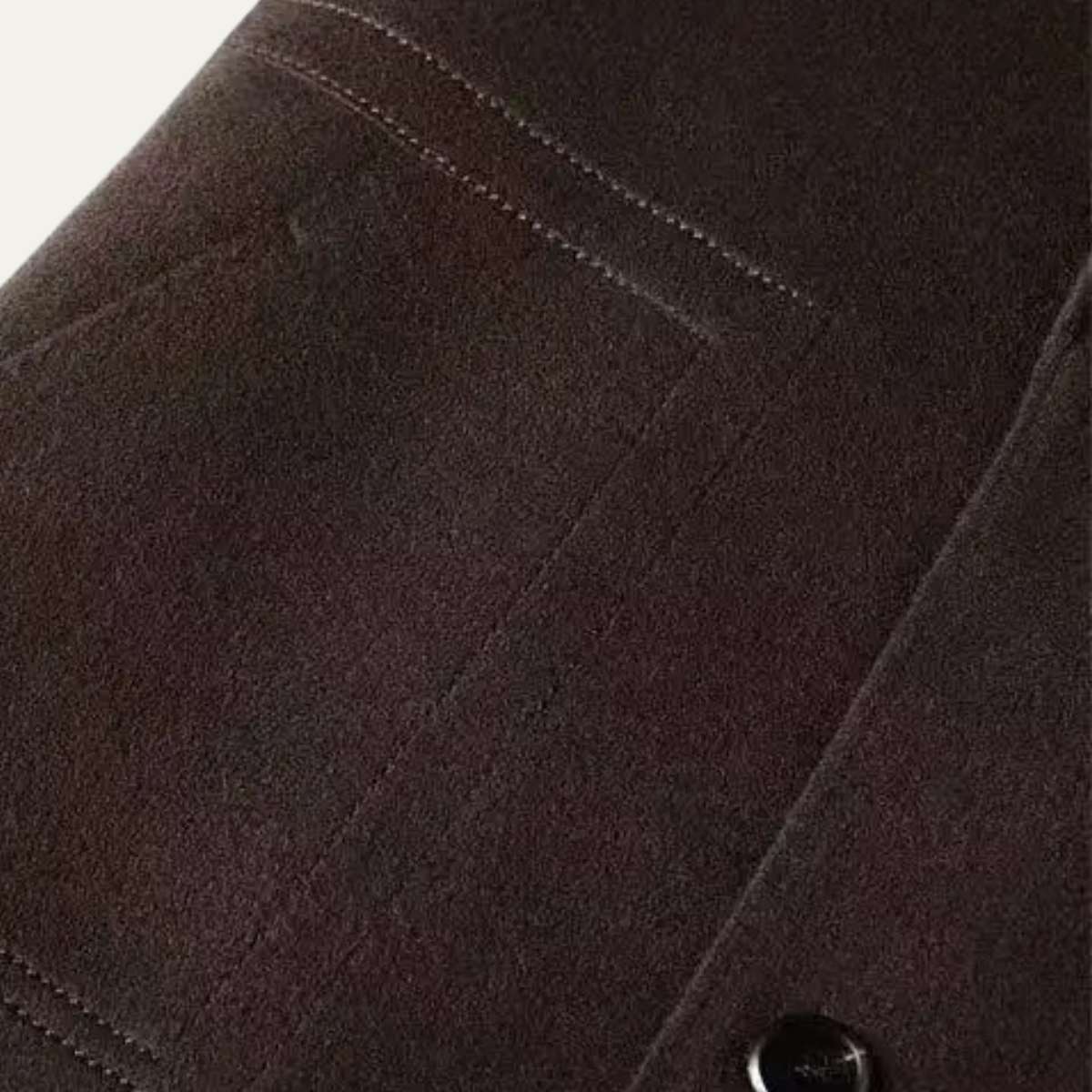 Classic Fit Mens Wool Trench Coat