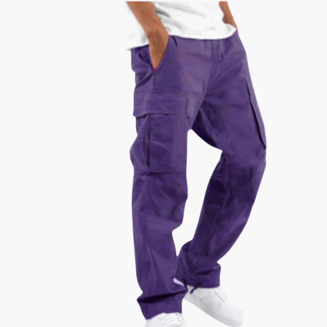 Relaxed Fit Cargo Pants with Big Pockets