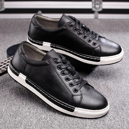 Stylish Vintage Mens Leather Lace Shoes