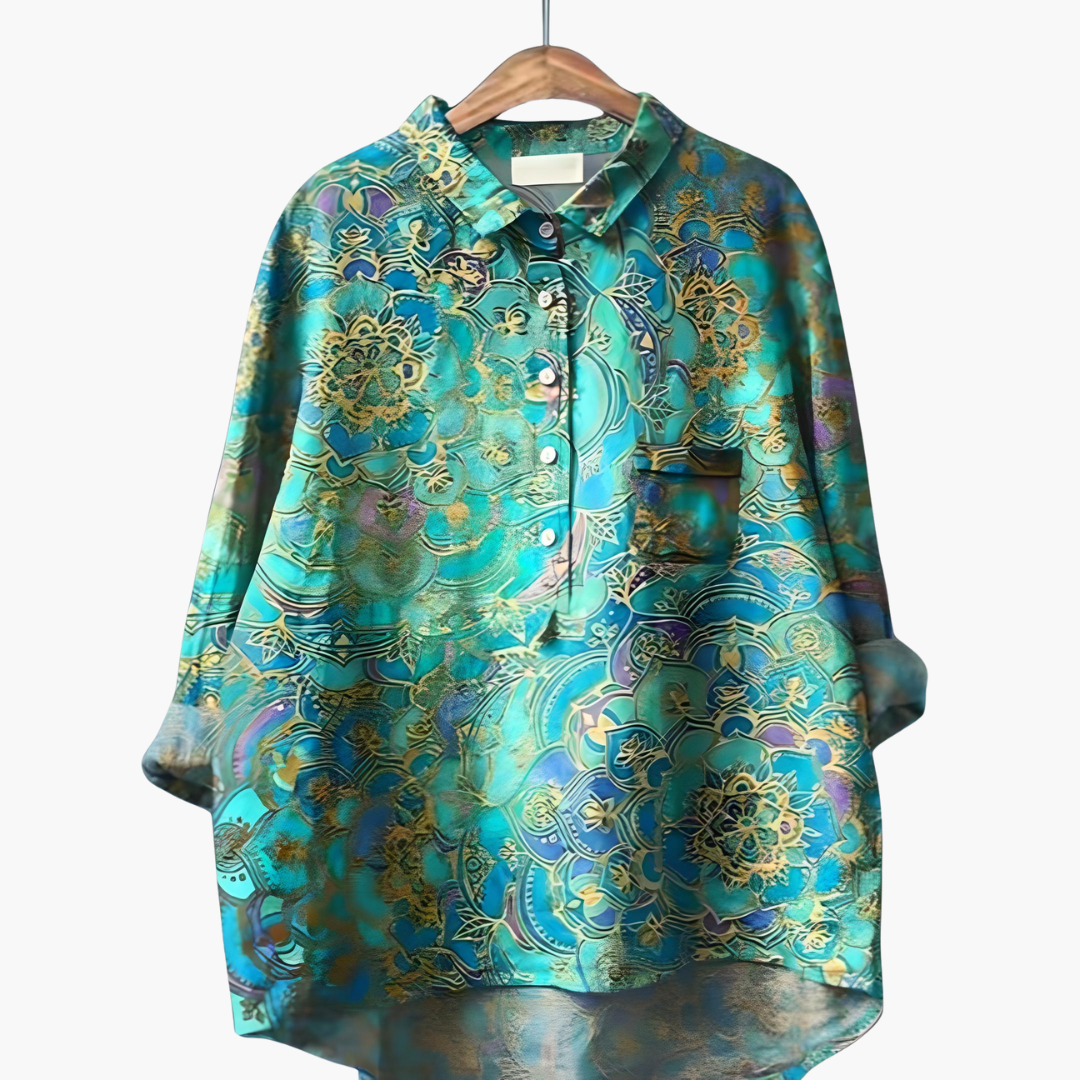 Women's Lightweight Floral Printed Summer Top