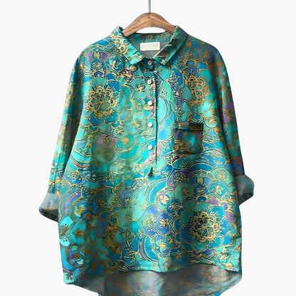Women's Lightweight Floral Printed Summer Top