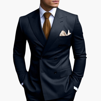 Classic Two Button Slim Fit Men's Suit - Olytrend