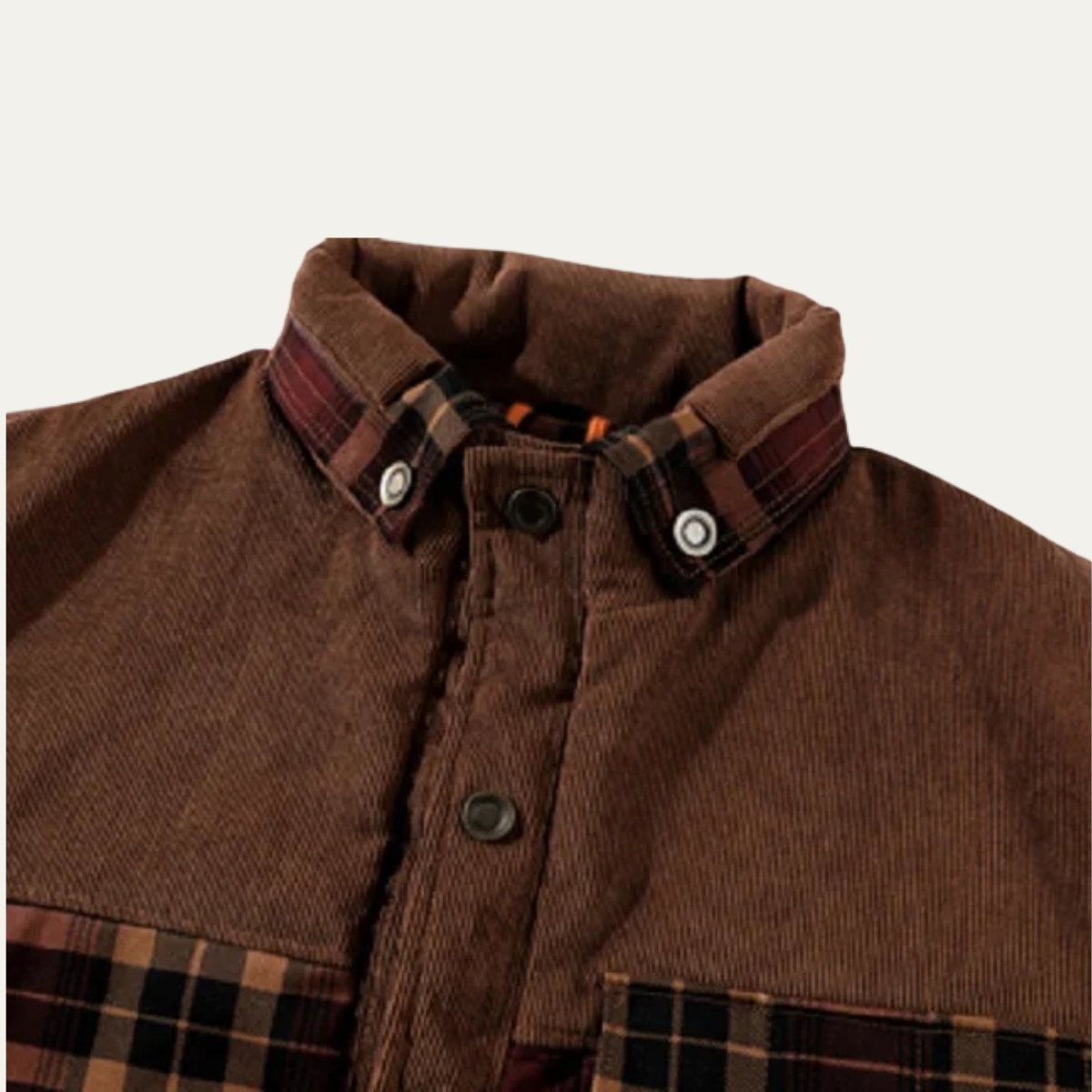 Warm Plaid Flannel Jacket for Men