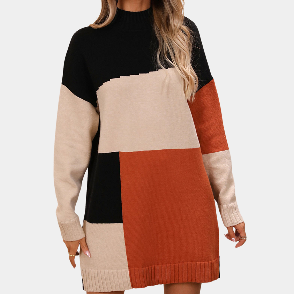 Cozy Oversized Women's Knit Dress - Nocini