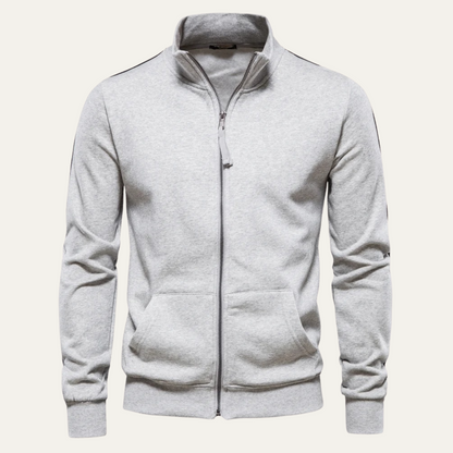 Men's Slim Fit Breathable Zipper Jacket