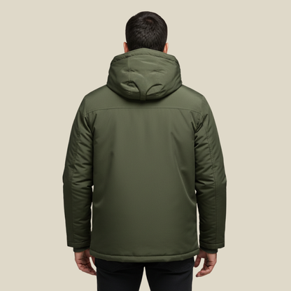 Warm Waterproof Men's Hooded Parka Jacket