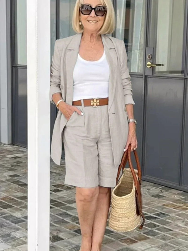 Chic Women's Linen Summer Outfit