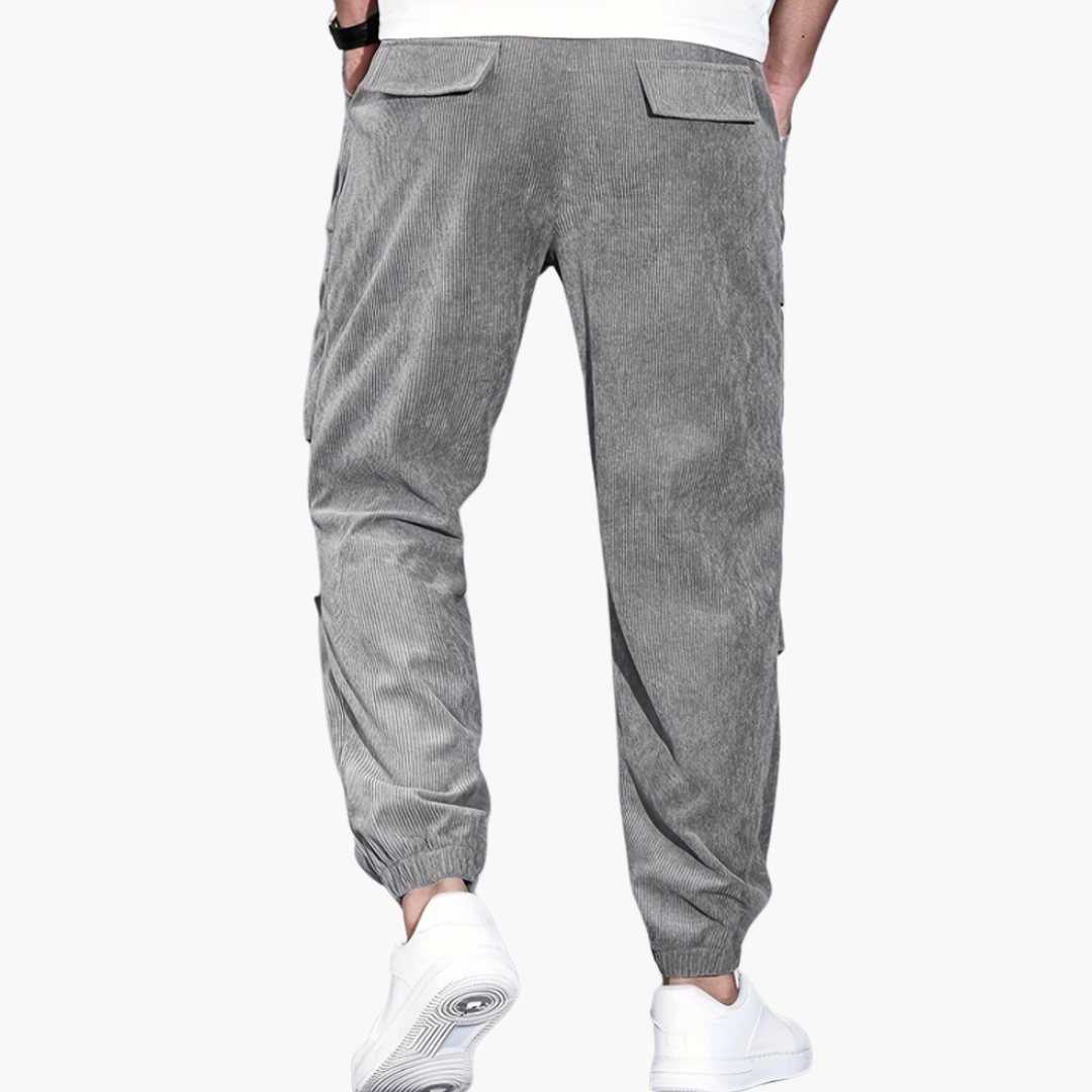 Comfortable Mens Corduroy Trousers with Pockets
