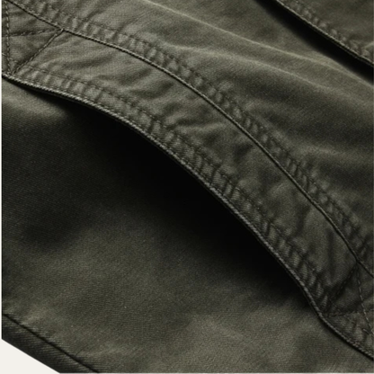 Rugged Men's Tactical Cargo Jacket