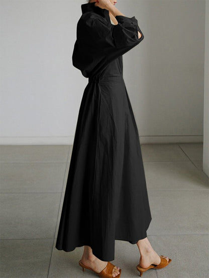 Long Sleeve Floor Length Dress