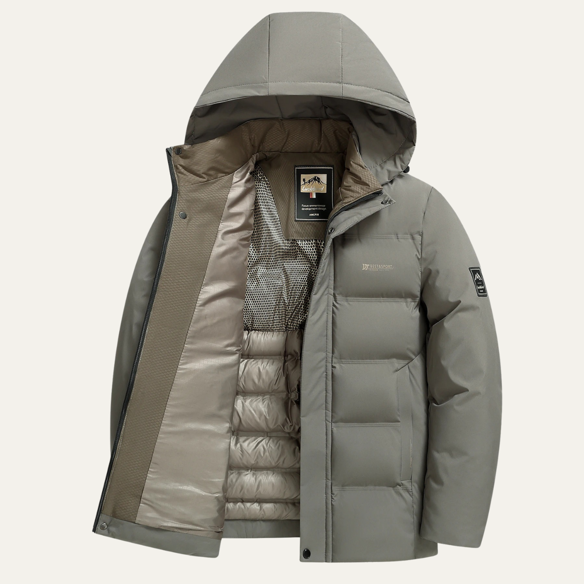 Insulated Men's Heavy Cotton Winter Coat