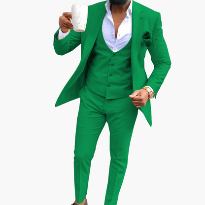 Men's 3 Piece Slim Fit Suit Set