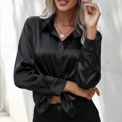 Lovely Silk Loose Fit Top