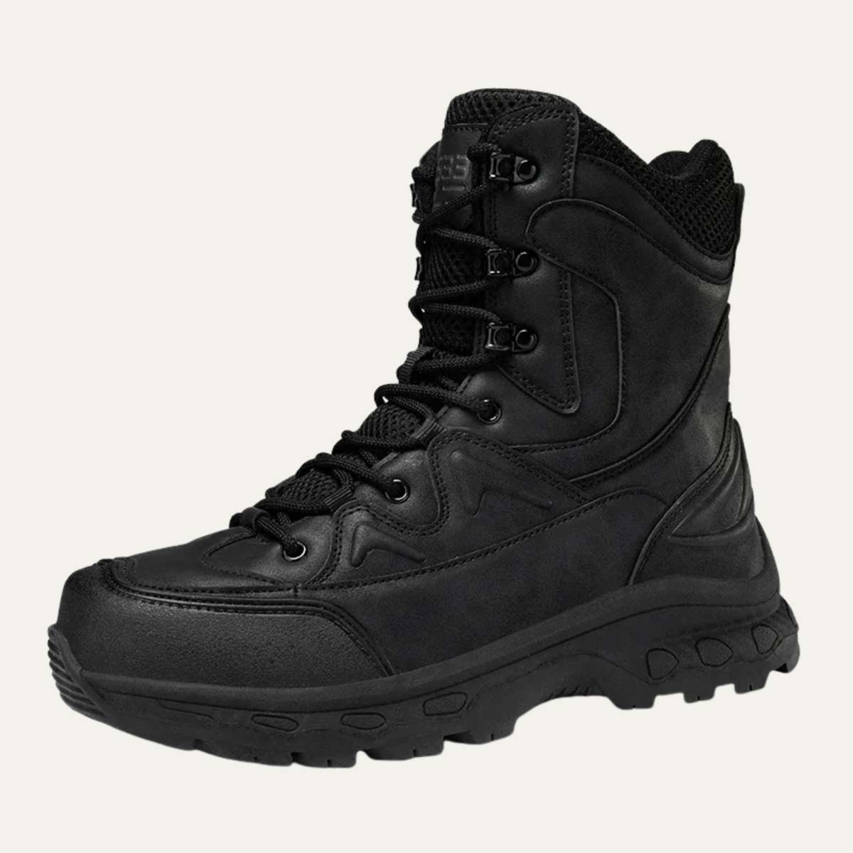 Rugged Outdoor Men's Insulated Waterproof Snow Boots