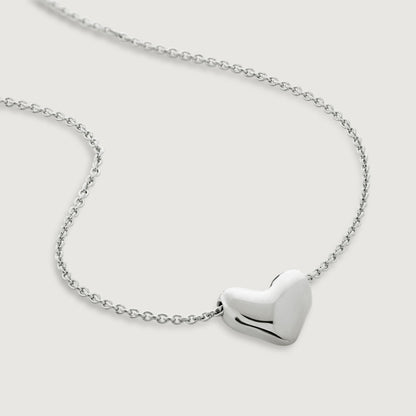 Elegant Silver Gold Chain Pendant Necklace