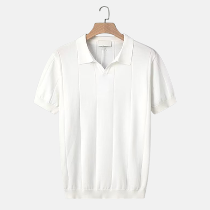 Classic Fit V-Neck Short Sleeve Polo Shirt